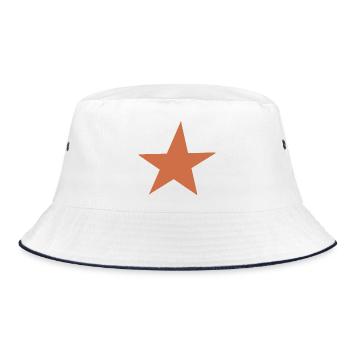 Design d’étoile orange - Bob - blanc/marine - Devant