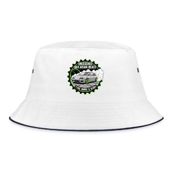 Unleashed Bavarian Beast - Bucket Hat - white/navy - Front