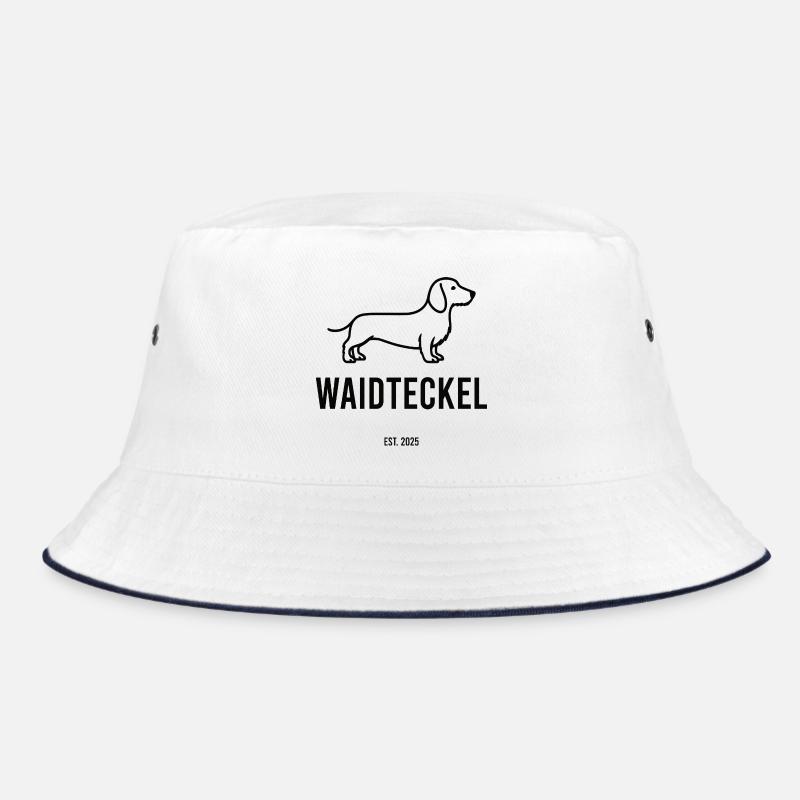 Waidteckel – l’amour de la chasse rencontre la puissance du teckel. 🐾🌲 - Bob - blanc/marine