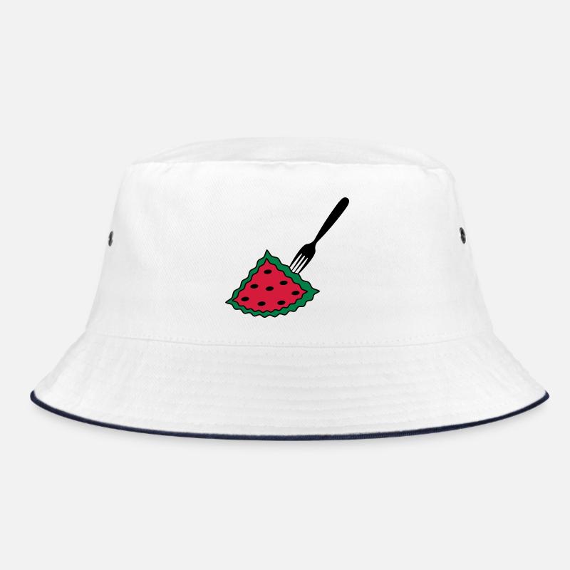 Melon avec fourchette - Bob - blanc/marine
