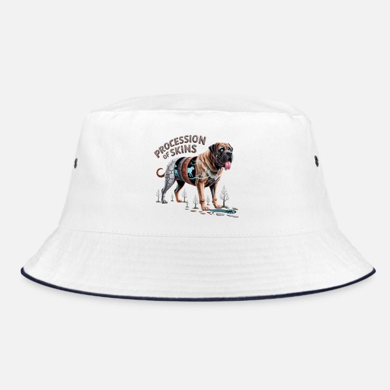 Cyborg Mastiff Skin Layers Bucket Hat