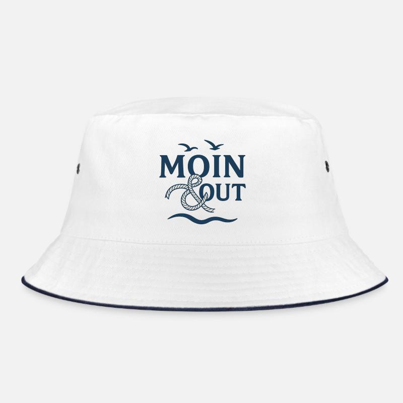Logo nautique Moin & Out - Bob - blanc/marine