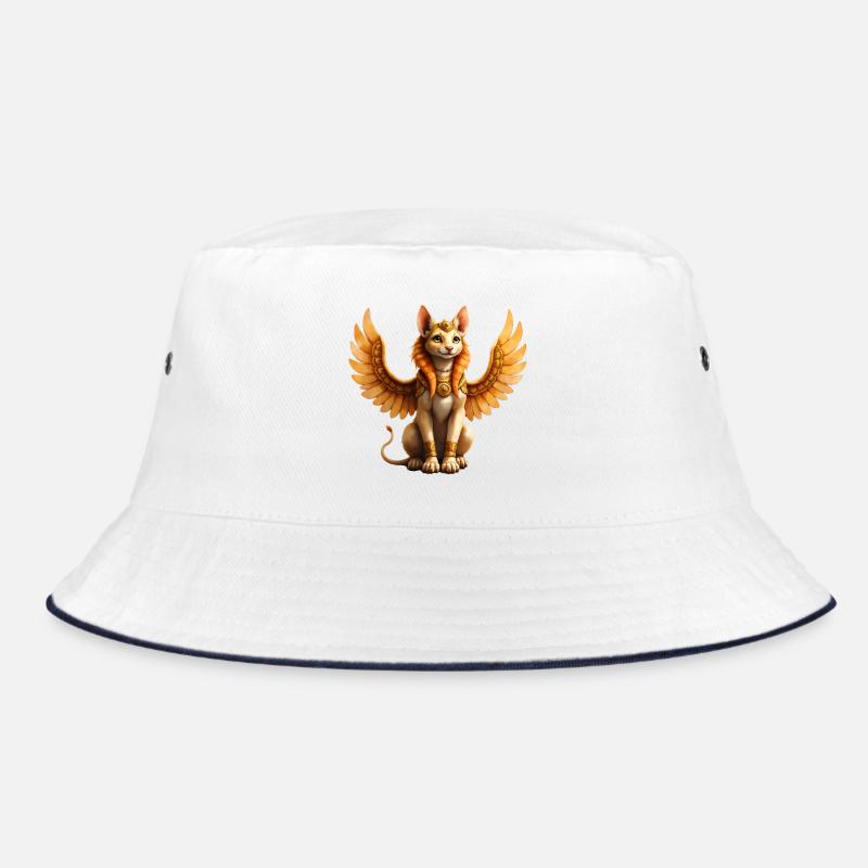 Golden Winged Cat Bucket Hat