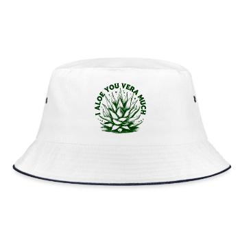 Je vous aloe vera beaucoup d’amateur de plantes - Bob - blanc/marine - Devant