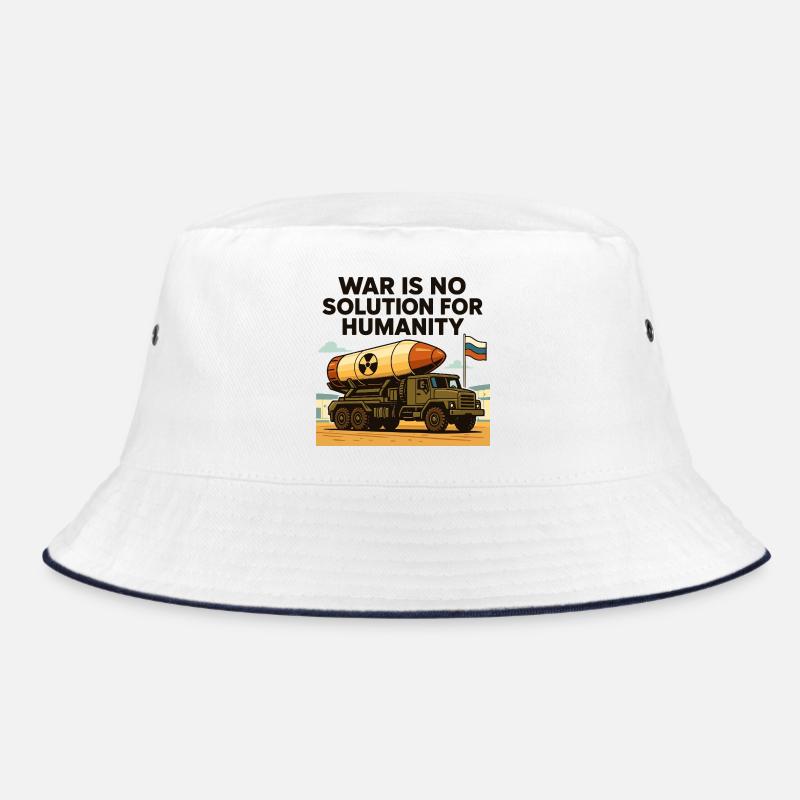 War is not a solution Bucket Hat