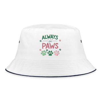 Toujours sur Paws Vert Pastel - Bob - blanc/marine - Devant