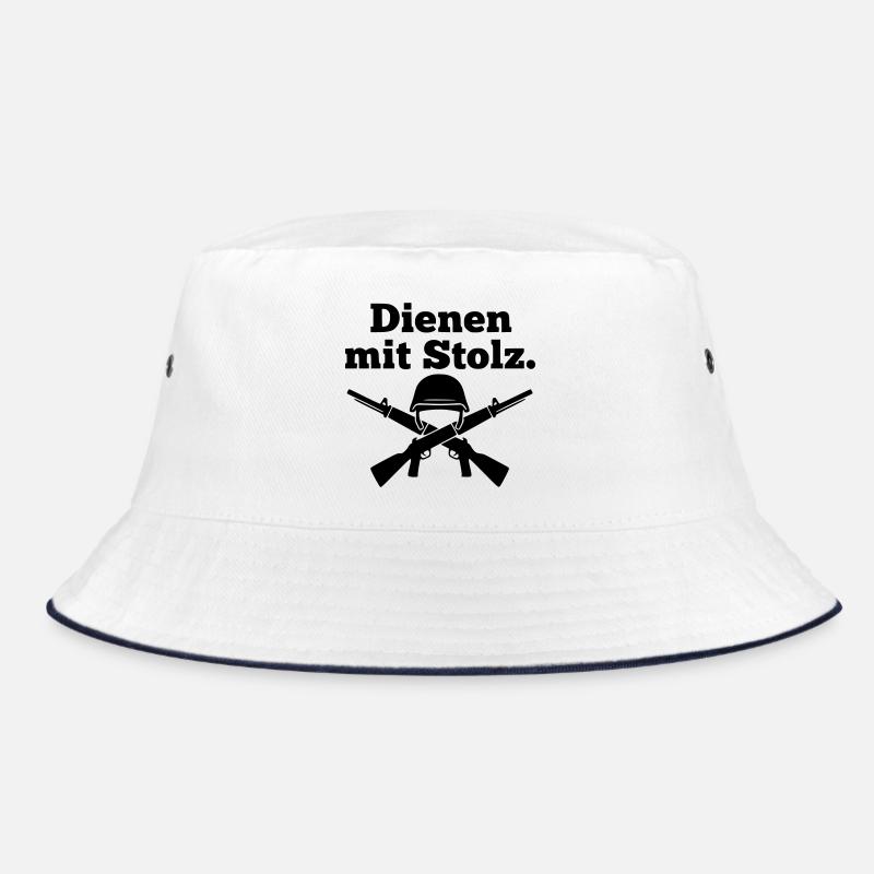 Proud - Bucket Hat - white/navy