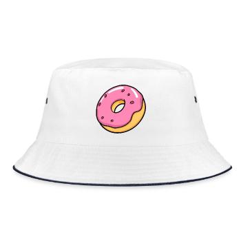 Doughnut - Bucket Hat - white/navy - Front