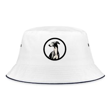 Galgo Logo No3 - Bucket Hat - white/navy - Front