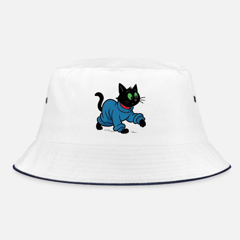 Meeko im übergroßen Pullover Bucket Hat