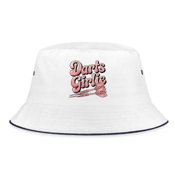 Motif Darts Girl Pink pour les joueurs de fléchettes - Bob - blanc/marine - Devant