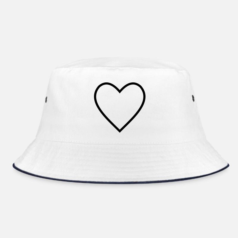 Herz Lineart Bucket Hat