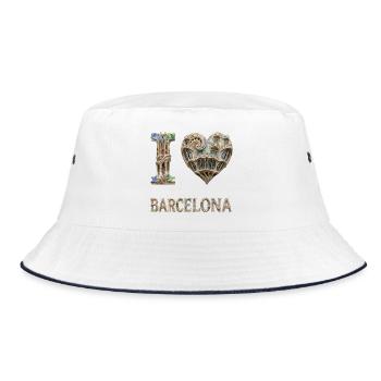Barcelone – Architecture organique - Bob - blanc/marine - Devant