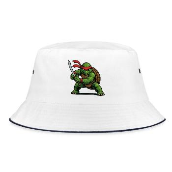 Tortue Ninja Guerrière avec l’Épée Katana - Bob - blanc/marine - Devant