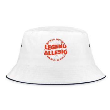 Man Allesio - Bob - blanc/marine - Devant
