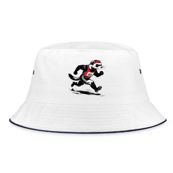 Furet courant en rouge - Bob - blanc/marine - Devant