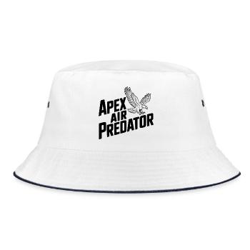 Apex Air Predator - Bucket Hat - white/navy - Front