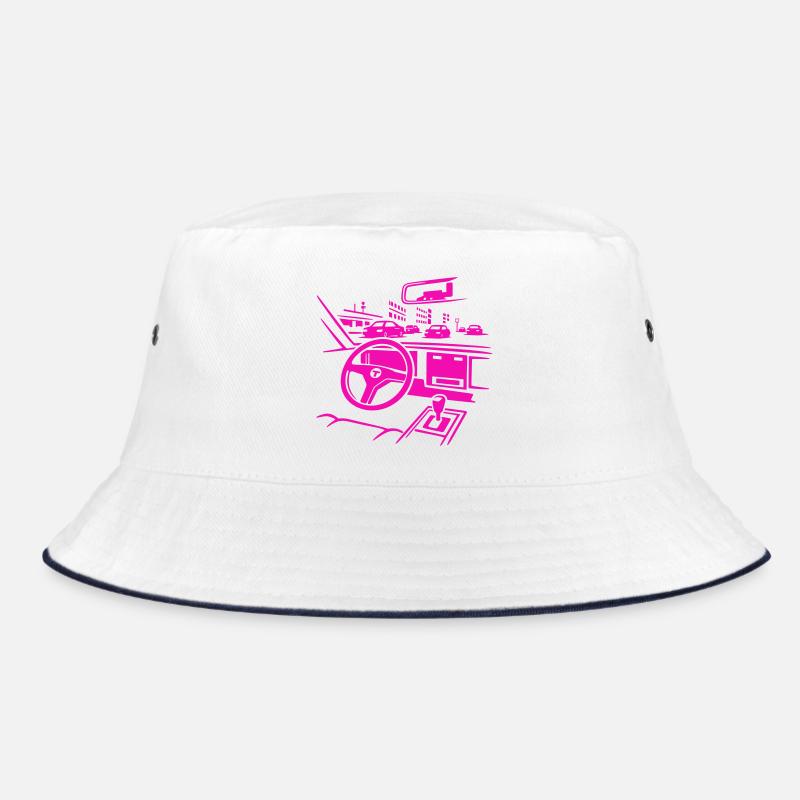 Neon Car Cockpit Bucket Hat