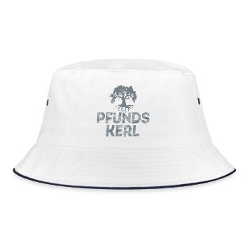 Pound Guy - Bucket Hat - white/navy - Front
