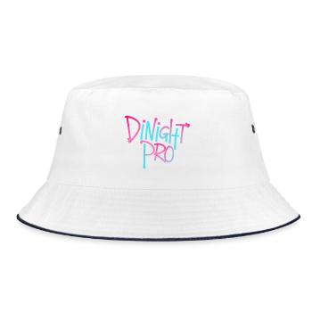 Dinight Pro Neon Gradient - Bucket Hat - white/navy - Front