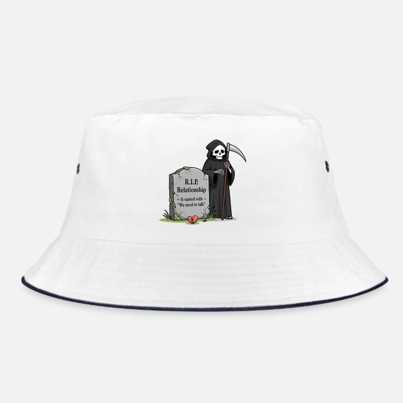 "We have to talk!" is relationship Grim Reaper Bucket Hat