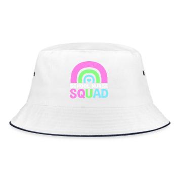 Krankenschwester Schule - Bucket Hat - Weiß/Navy - Vorne
