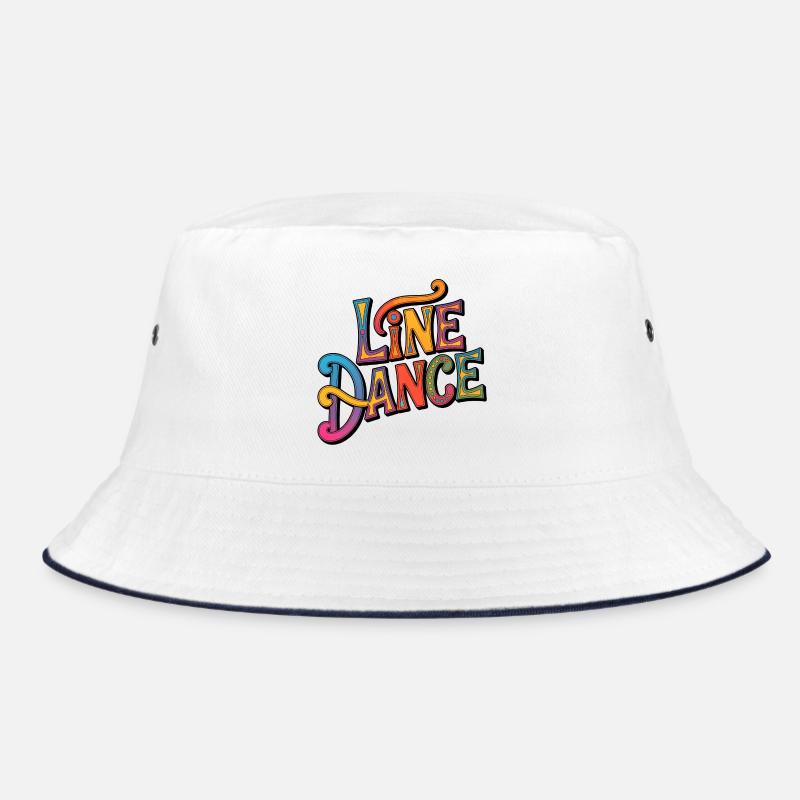 Line Dance Western Lettering Bucket Hat