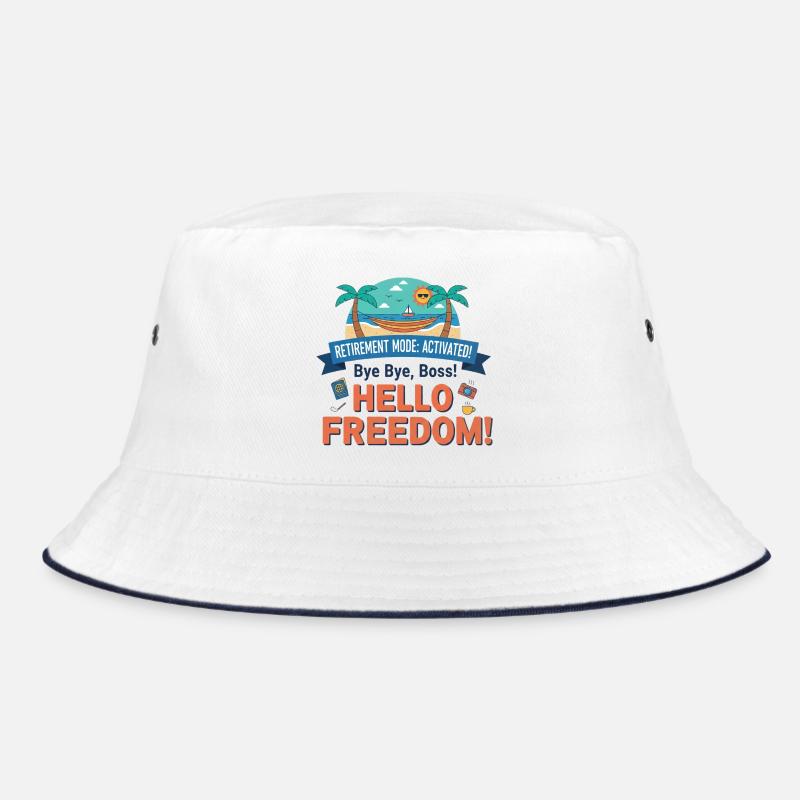 Rente: Retirement Mode Activated – Hello Freedom Bucket Hat