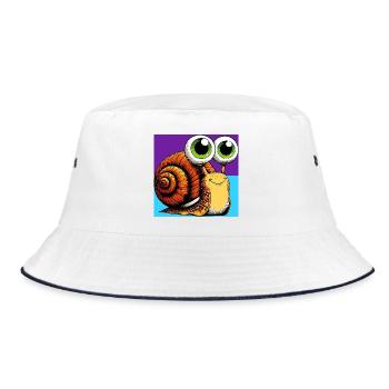 Escargot - Bob - blanc/marine - Devant