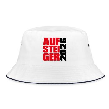 Promoted 2026 Promotion - Bucket Hat - white/navy - Front