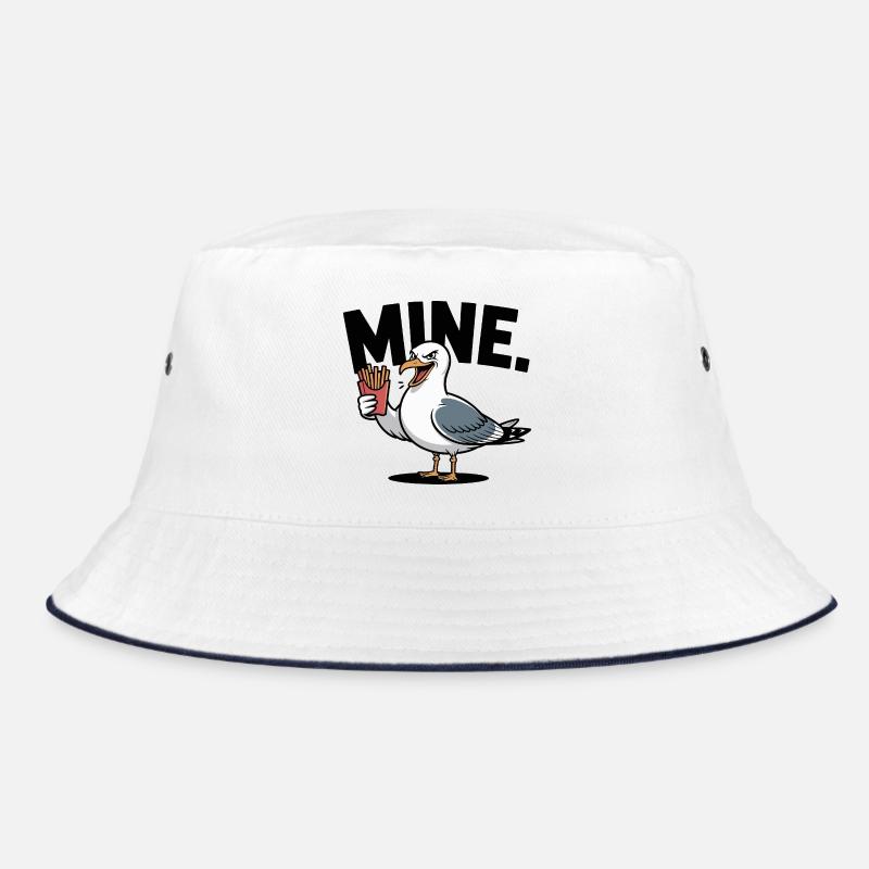 Grumpy Seagull mit Pommes Bucket Hat