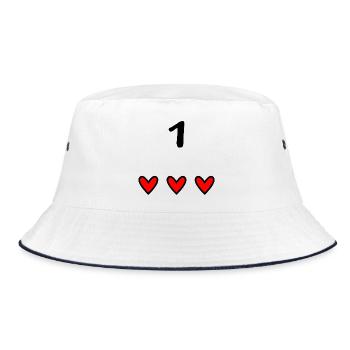 1. 1 year. 1st ANNIVERSARY. 1 YEAR ANNIVERSARY ANNIVERSARY. A - Bucket Hat - white/navy - Front