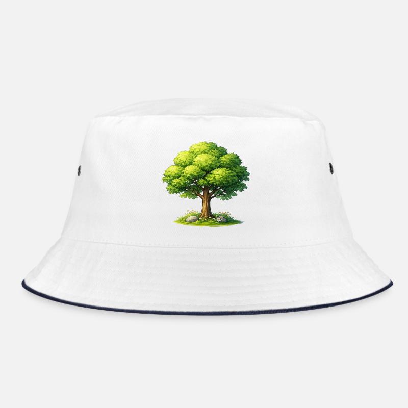 Tree in the sunlight Bucket Hat