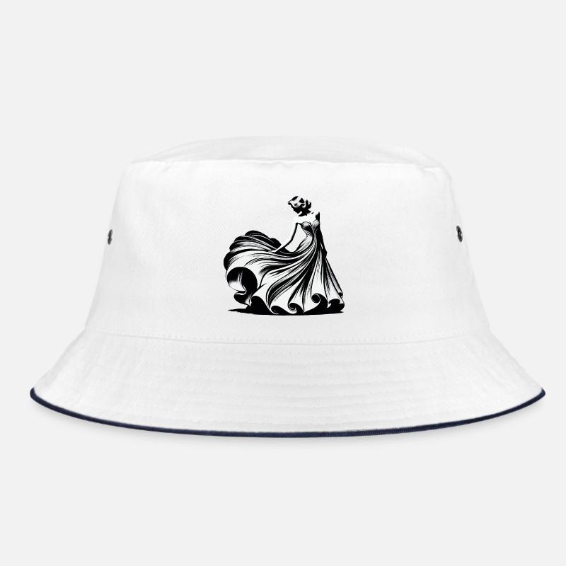Robe de golf en silhouette blanche Bob