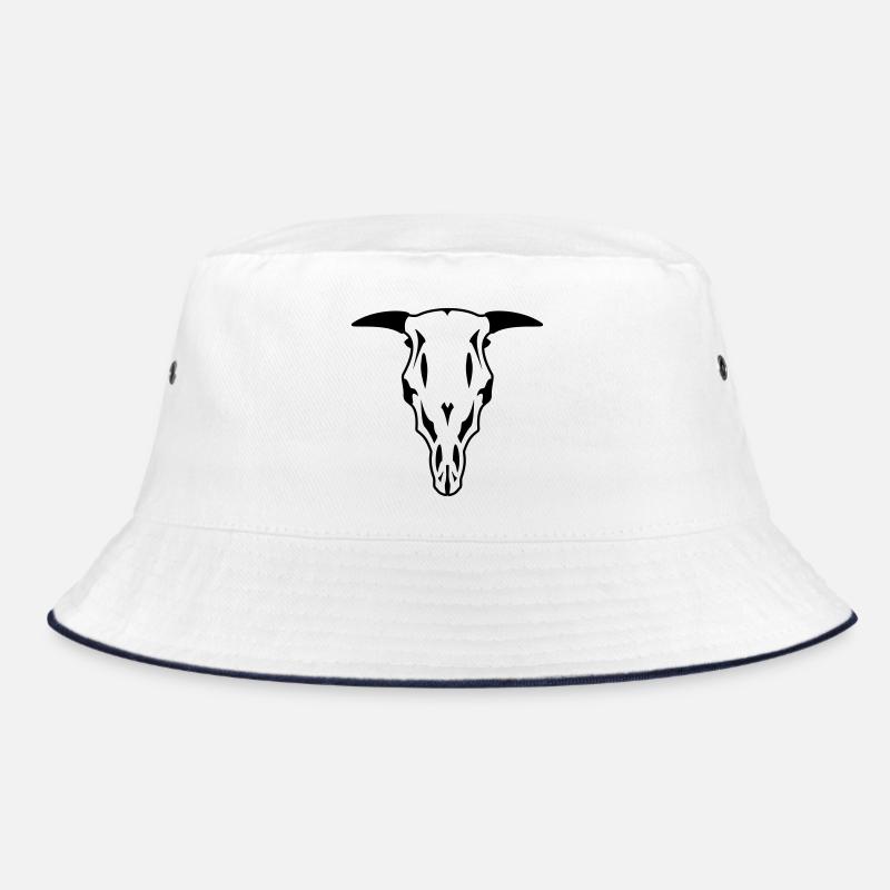 Bull Skull Bucket Hat