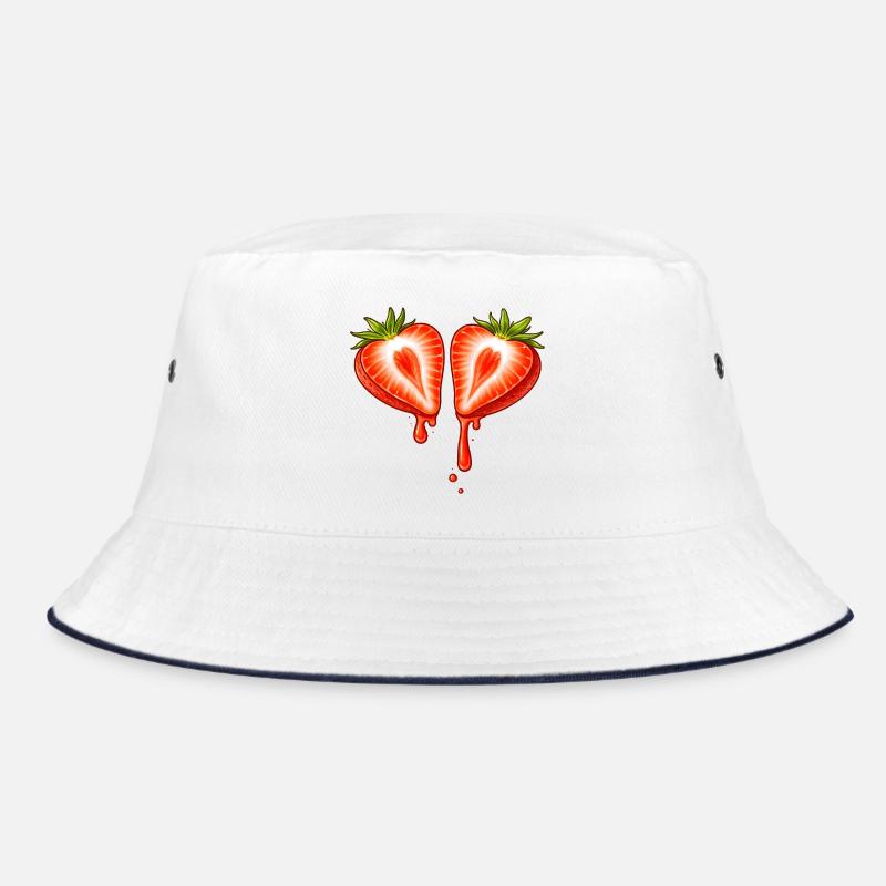 Fraise divisée en forme de cœur Bob