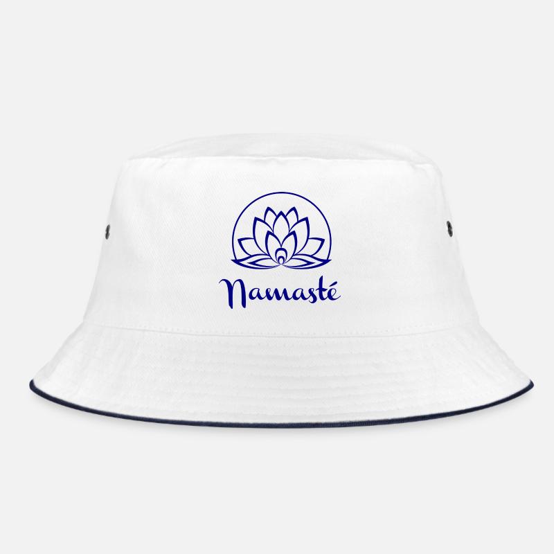 Namasté Lotus Mandala - Bob - blanc/marine