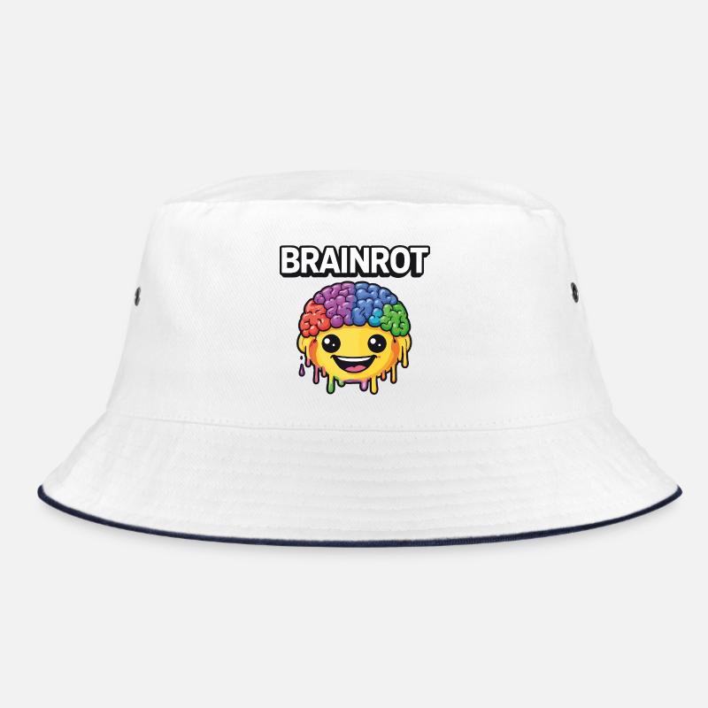 Brainrot Rainbow Smile Bucket Hat