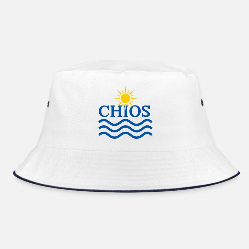 Chios Sun and Ocean Waves  Bucket Hat