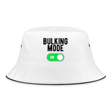 Mode Bulking sur Fun Gym Fitness - Bob - blanc/marine - Devant