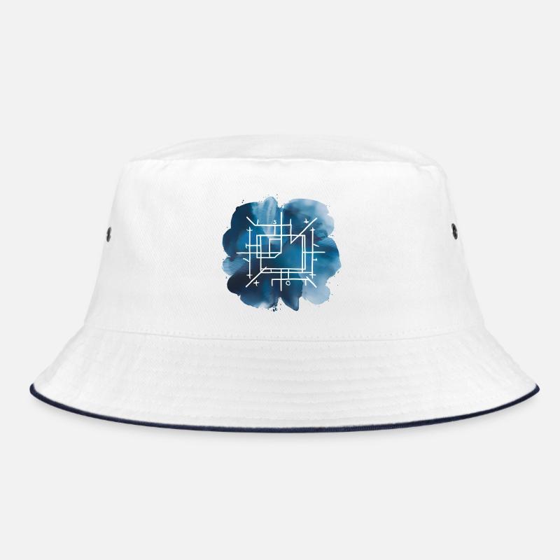 Architekturplan-Bauplan Druck Bucket Hat