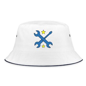 Logo Clé à Enguiche - Bob - blanc/marine - Devant