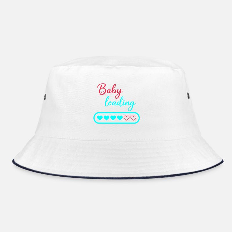 Baby Loading Neon Hearts Bucket Hat