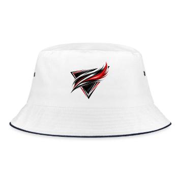 Triangle de design de justaucorps Rouge Blanc Style sportif - Bob - blanc/marine - Devant