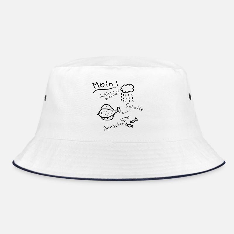 moin norddeutsch typisch plattdeutsch Bucket Hat