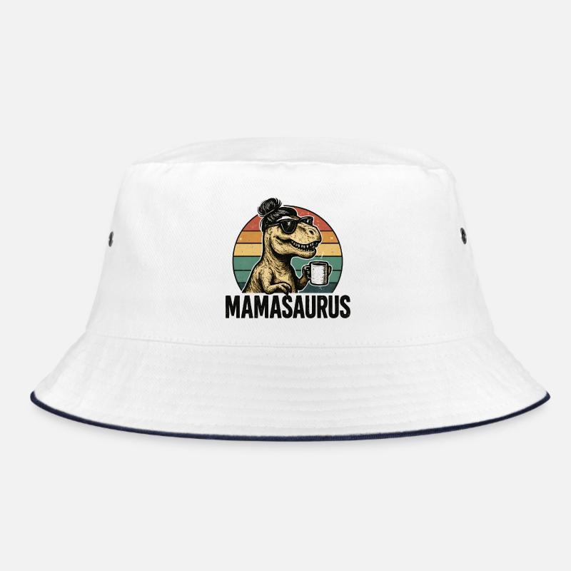 Mamasaurus Mama Mutter Geschenkidee Humor Lustig Bucket Hat