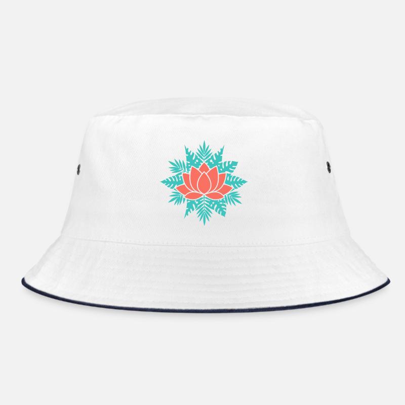 Lotus corail aux feuilles sarcelle Bob