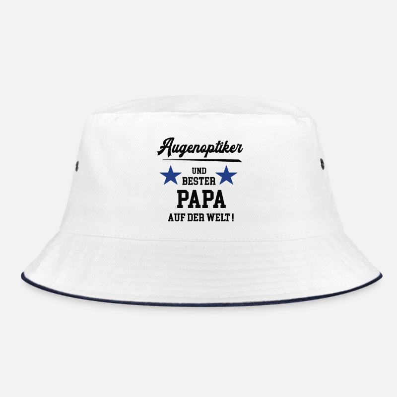 Augenoptiker Bester Papa Vatertag Geburtstag Bucket Hat