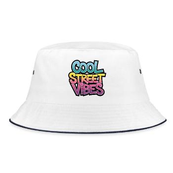 Stylises de rue cool - Bob - blanc/marine - Devant
