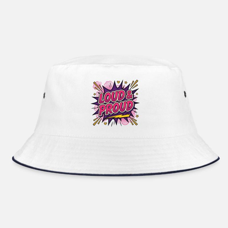 LGBTQ-Pride-Monat – Laut und stolz Bucket Hat
